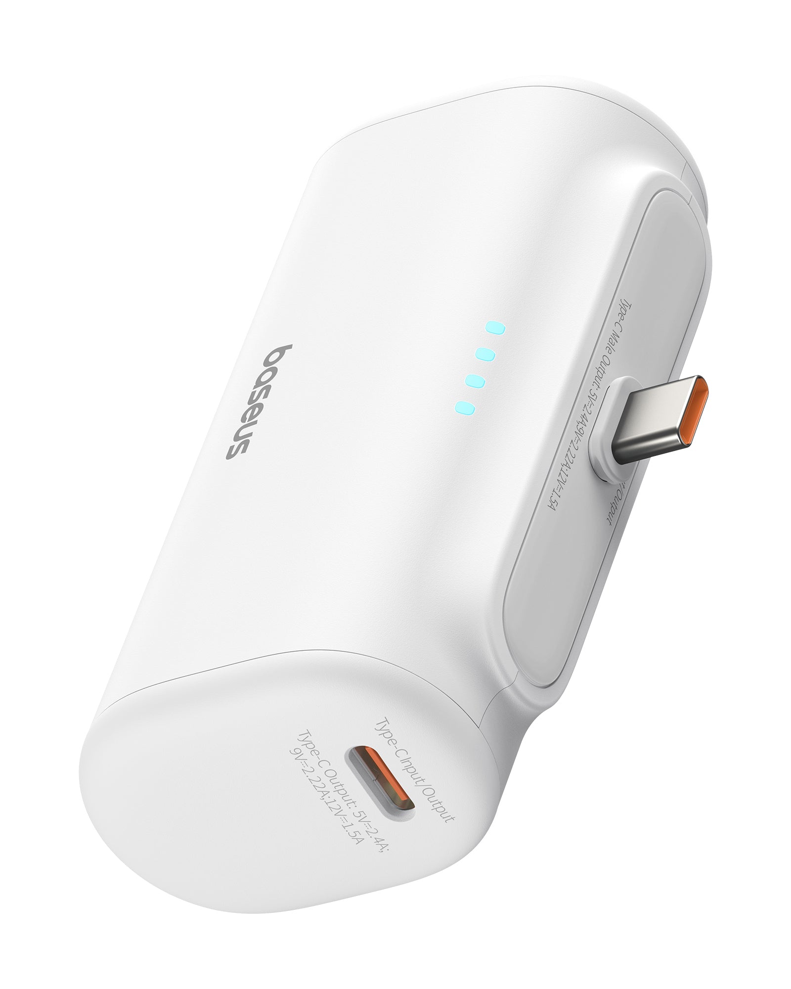Powerbanka Baseus Compact 5000mAh, 20W, s konektorem USB-C bílá