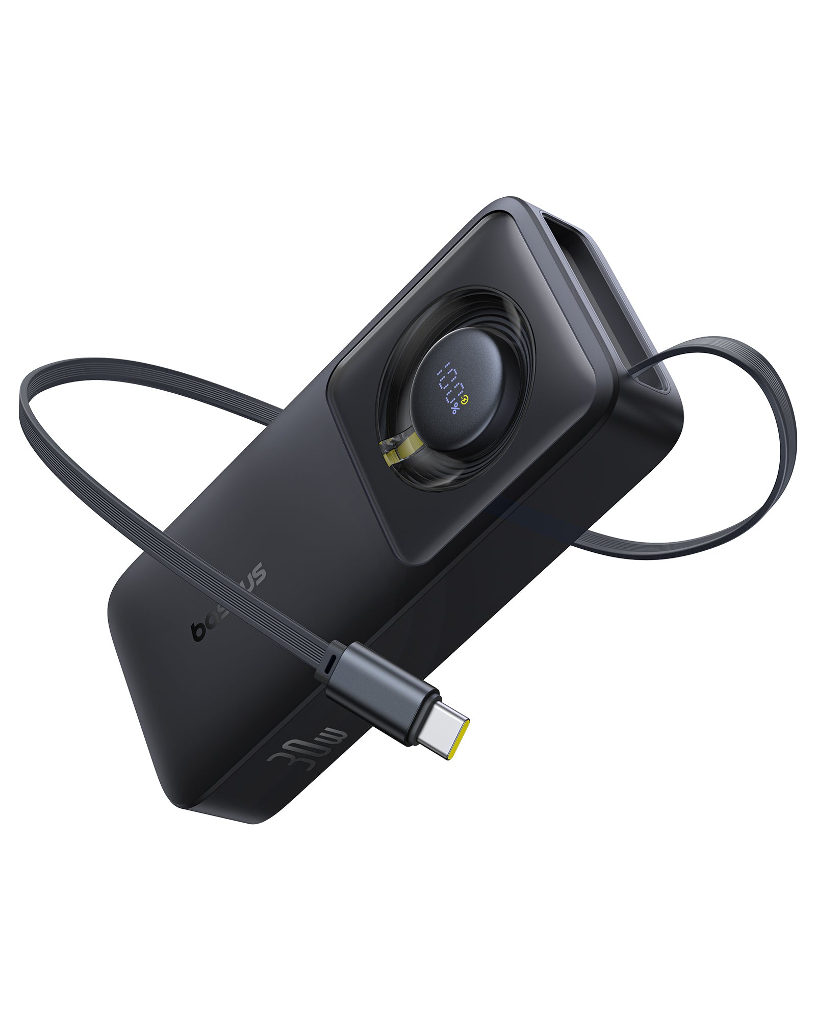 Powerbanka Baseus OS Free2Pull 10000mAh, 30W, s kabelem USB-C černá