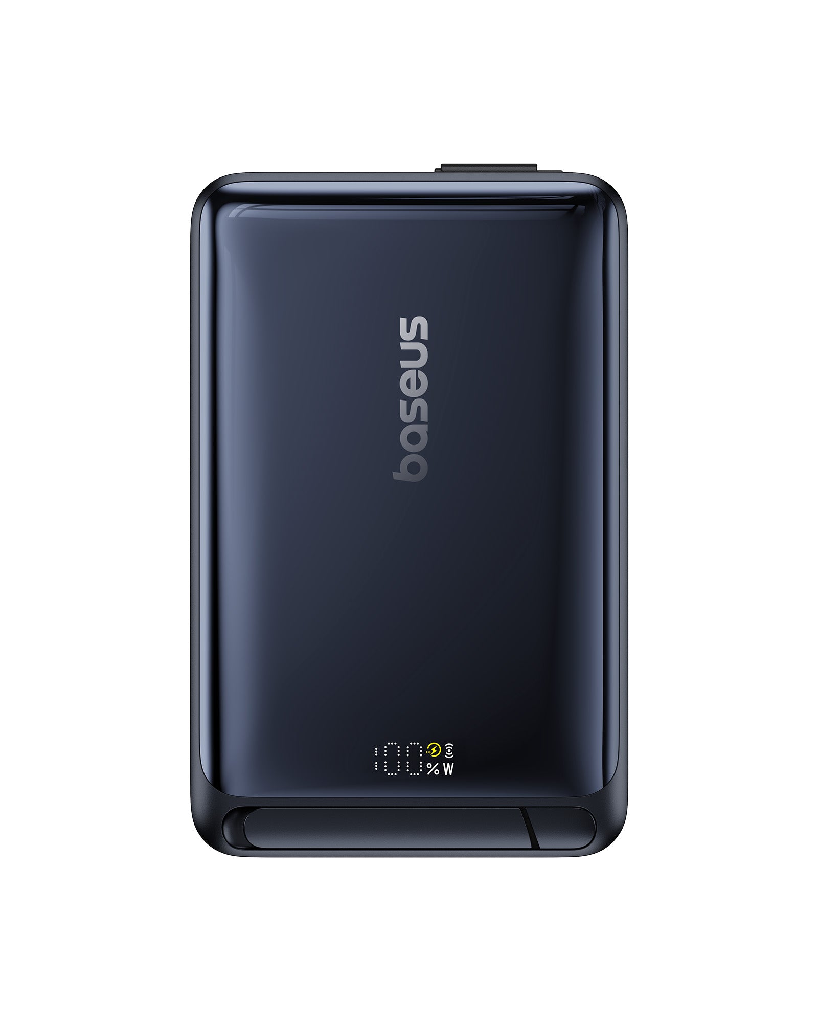 Powerbanka Baseus Nomos Qi2 10000mAh, 45W, s kabelem USB-C černá