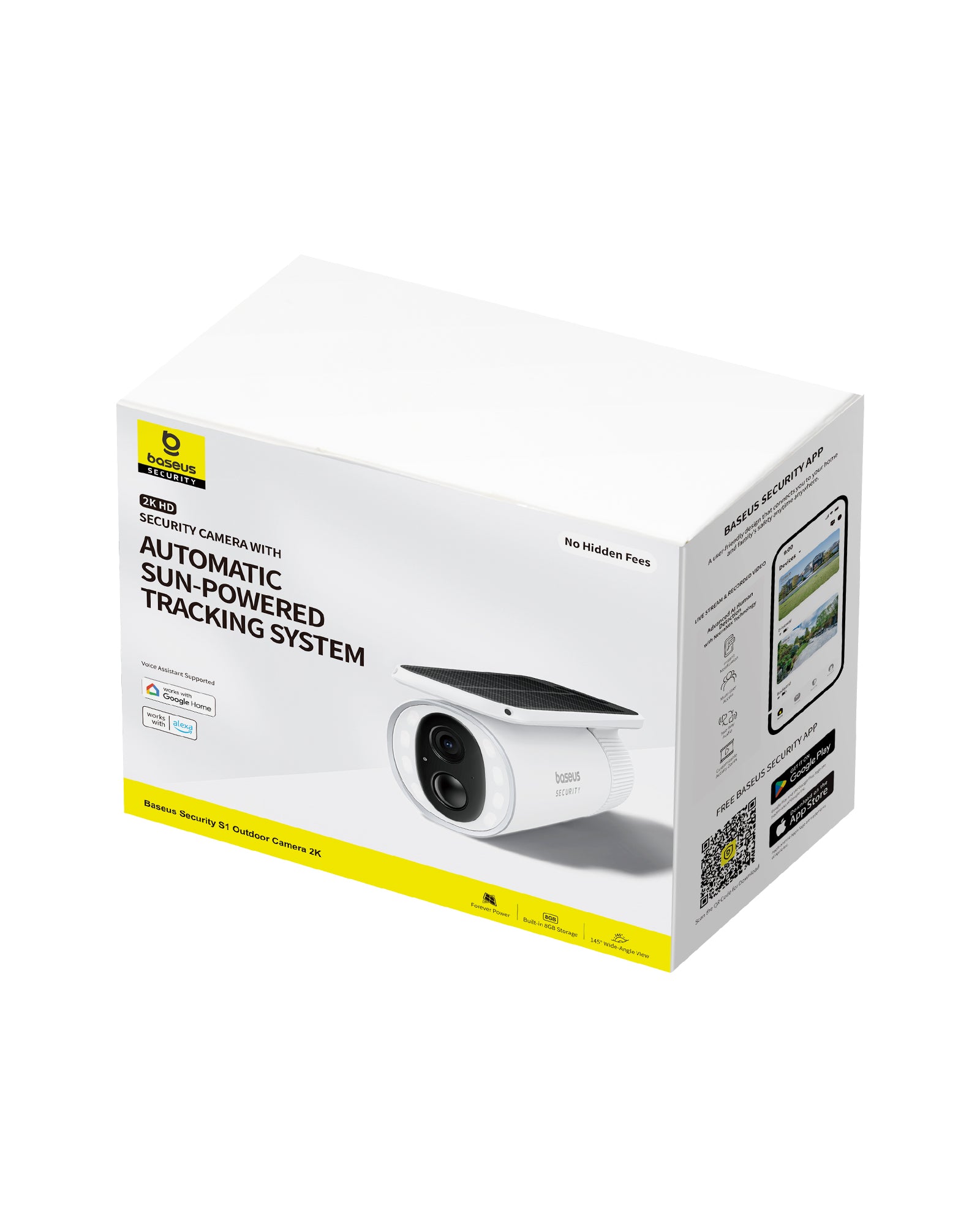 Venkovní kamera Baseus Security S1 2K bílá