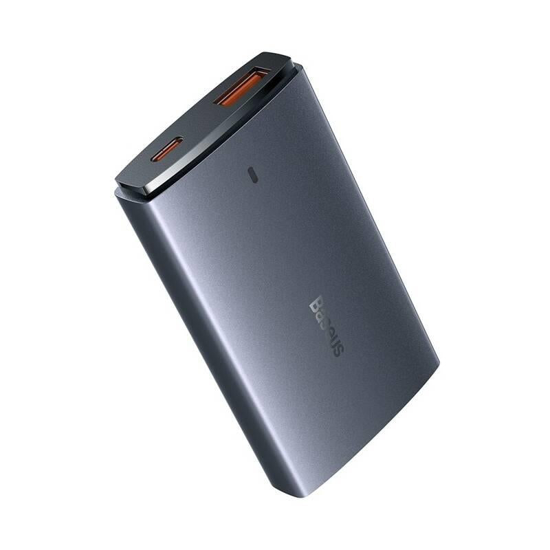 Nabíječka do sítě Baseus GaN5 Pro Ultra Slim 65W šedá