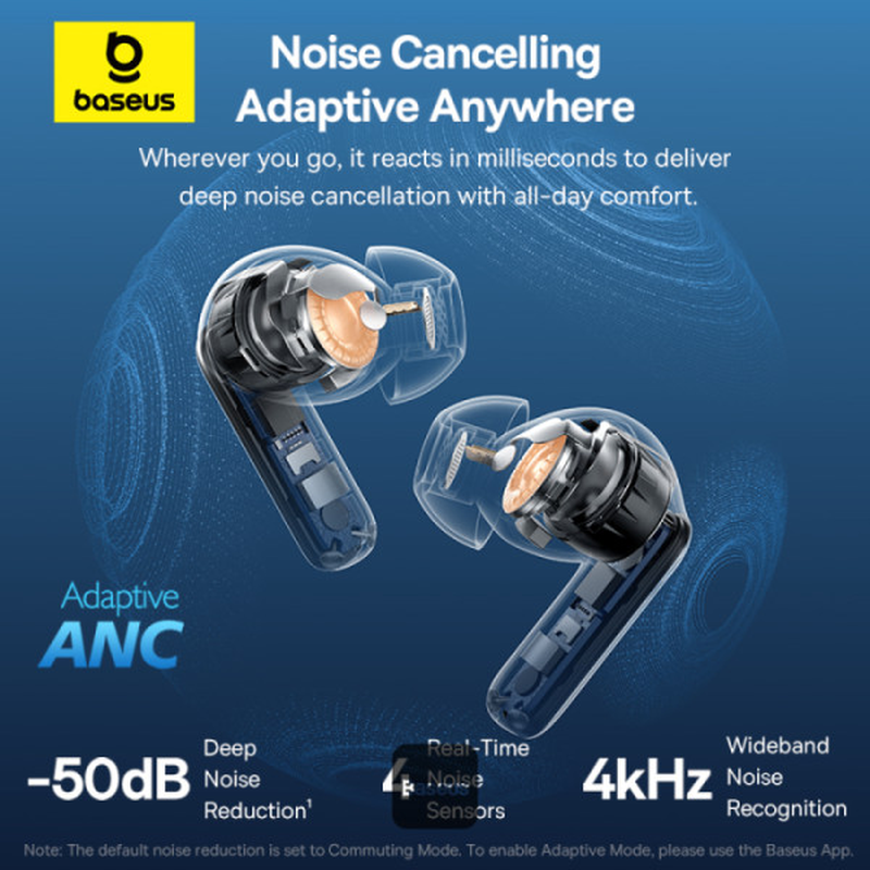 Baseus Bass BP1 Pro - Noise Cancelling Adaptive Anywhere