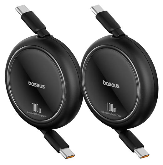 Zatahovací kabel Baseus Free2Pull USB-C/USB-C 2m 100W
