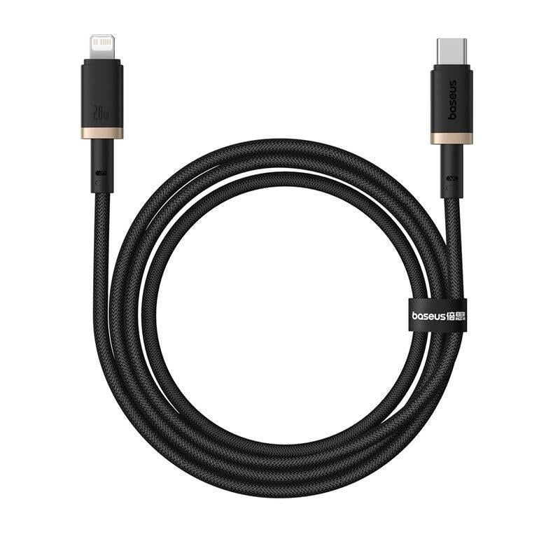 Kabel Baseus Dura USB-C/Lightning 20W černo zlatý
