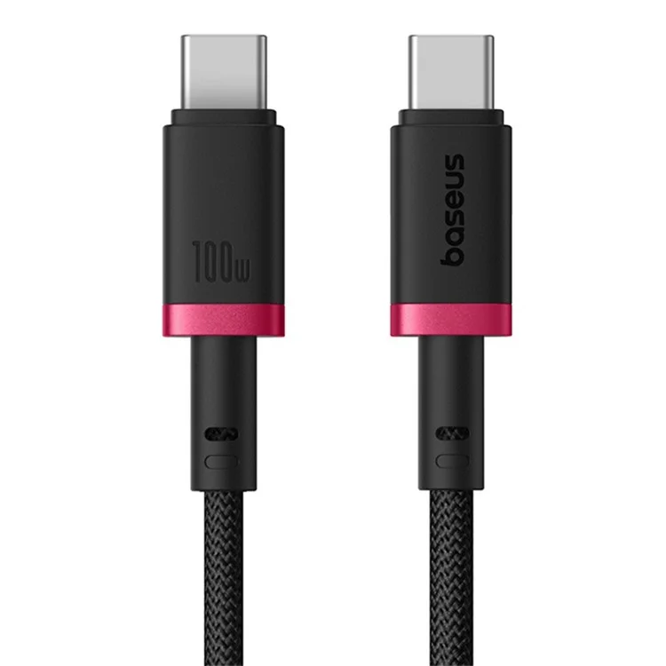 Kabel Baseus Dura USB-C/USB-C 100W červeno černý