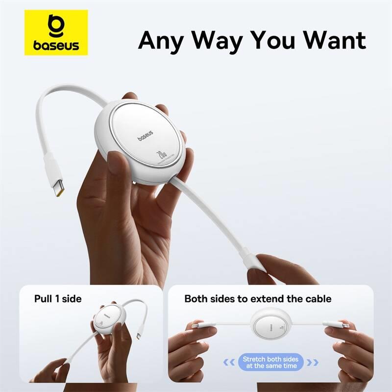 Navíjecí kabel Baseus Free2Pull lifestyle