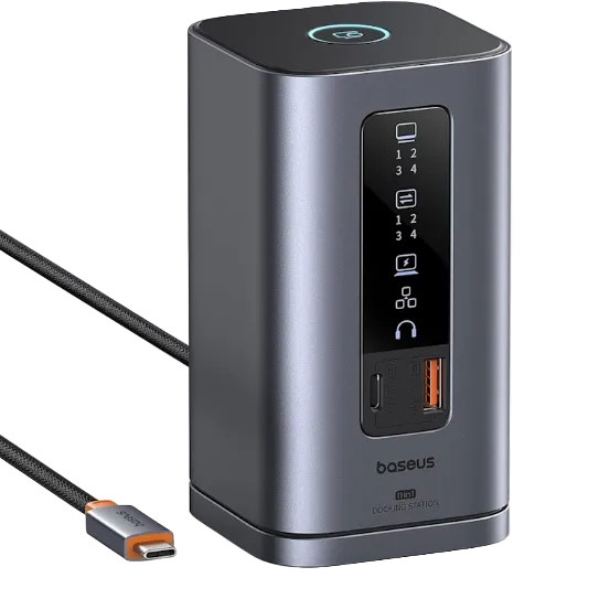 Dokovací stanice 11v1 Baseus RD-1, 100W 2xUSB-C, 3xUSB, 2xHDMI