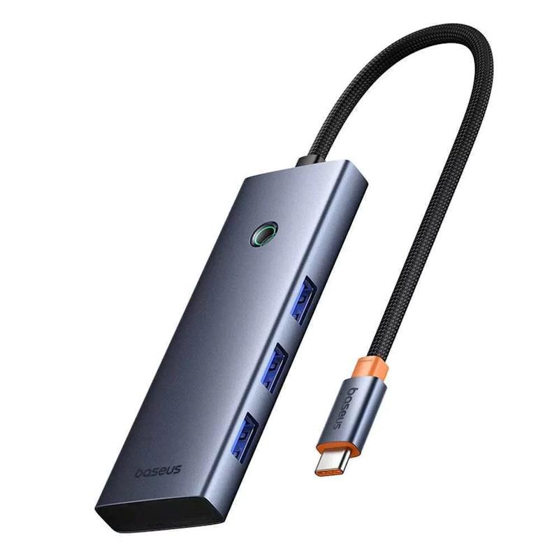 Dokovací stanice 7v1 Baseus UltraJoy 100W 2xUSB-C, 3xUSB, 1xHDMI, 1xRJ45 šedá