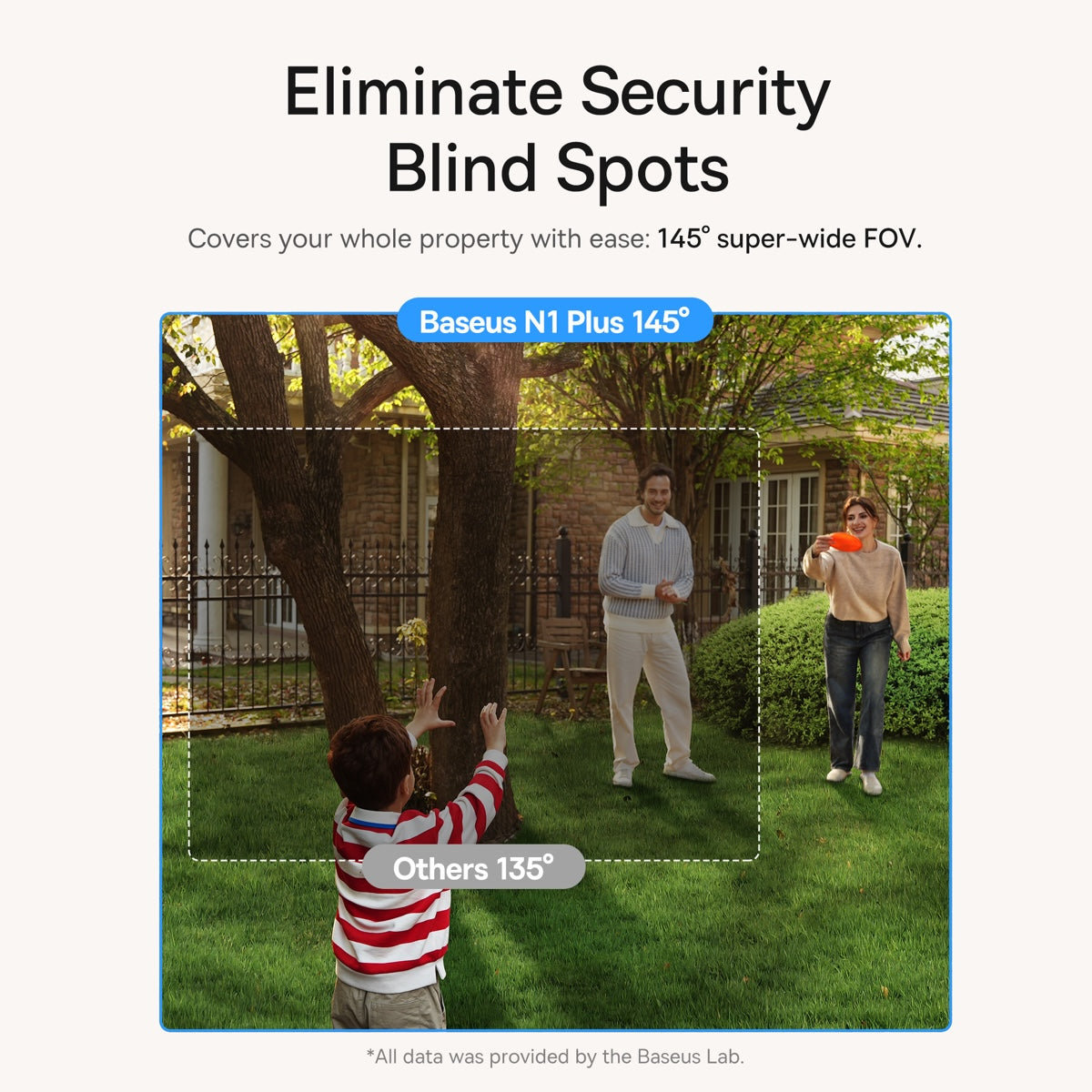 Venkovní kamera Baseus Security N1 Plus 2K (sada 2ks+centrální stanice) bílá