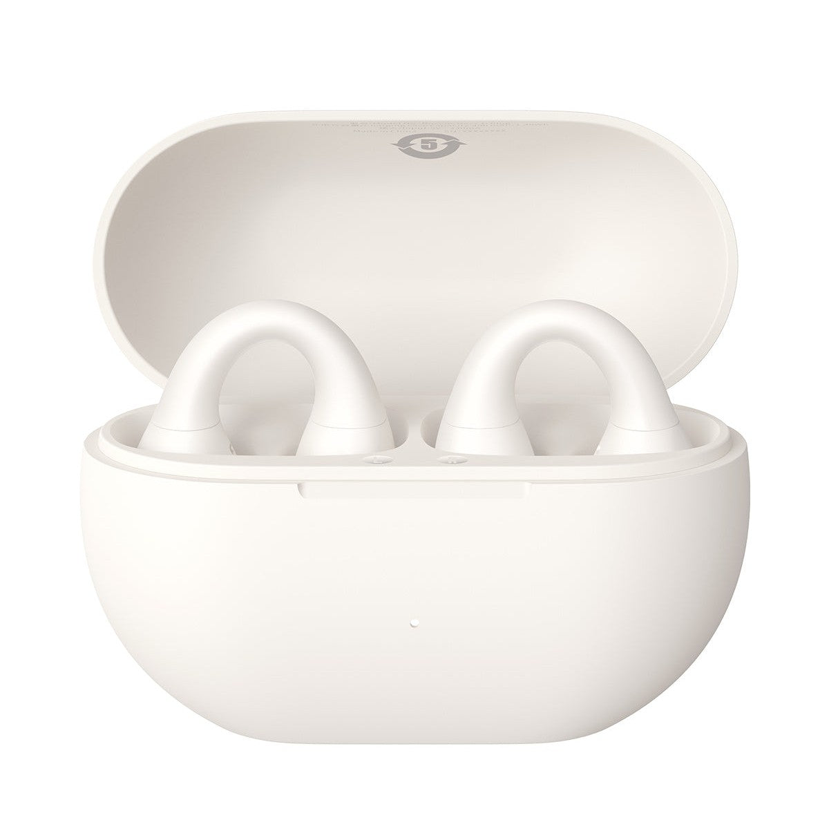 Bluetooth sluchátka Baseus Bass 15 Clip Open Ear bílá