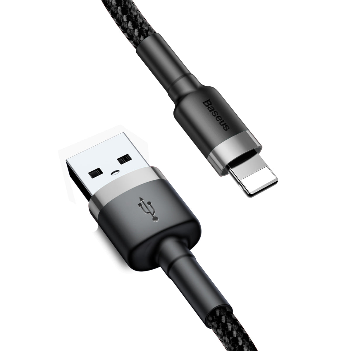 Kabel Baseus Cafule USB/Lightning 1m 2,4A šedo-černý