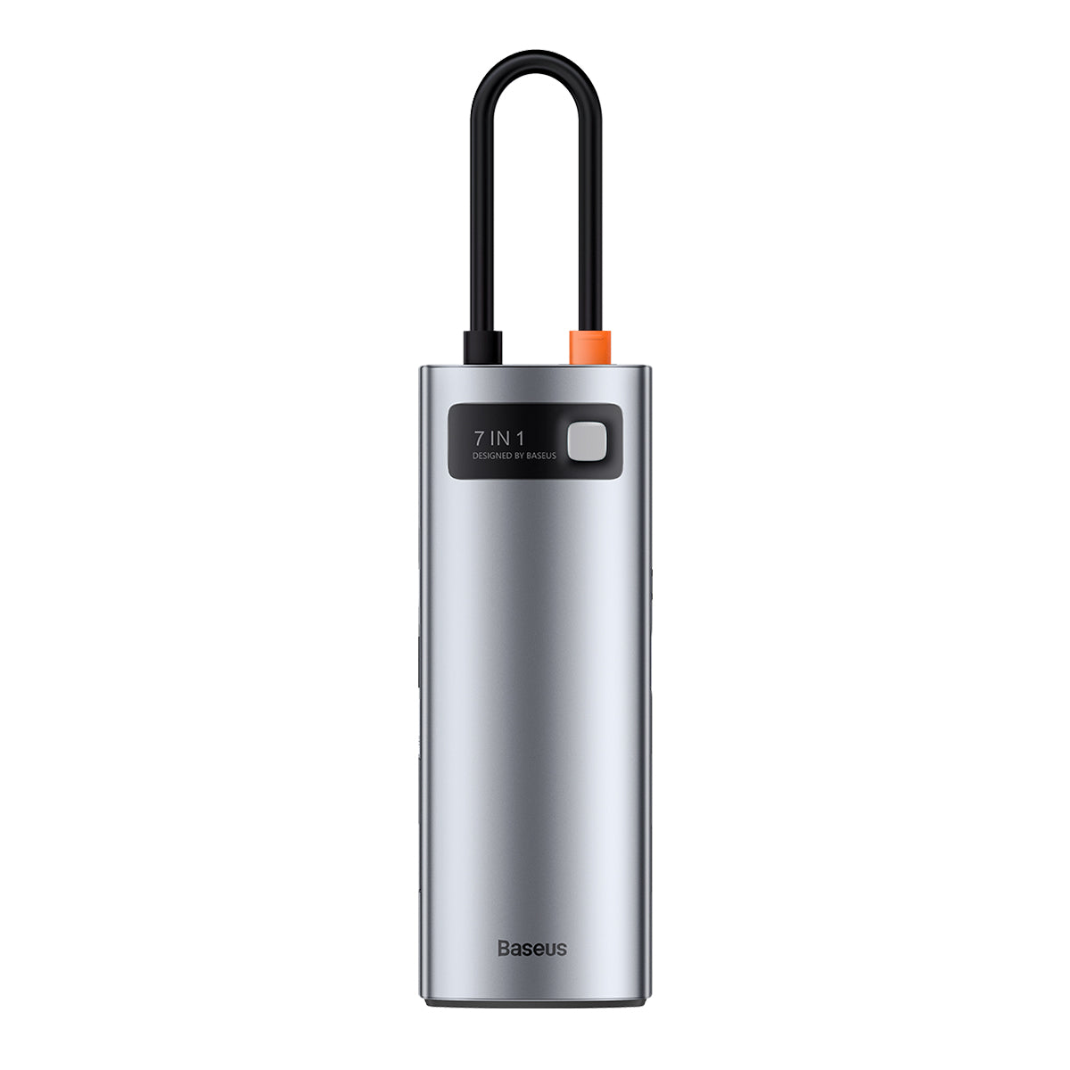 Dokovací stanice 7v1 Baseus 100W 2xUSB-C, 2xUSB, 1xHDMI, SD/microSD slot šedá