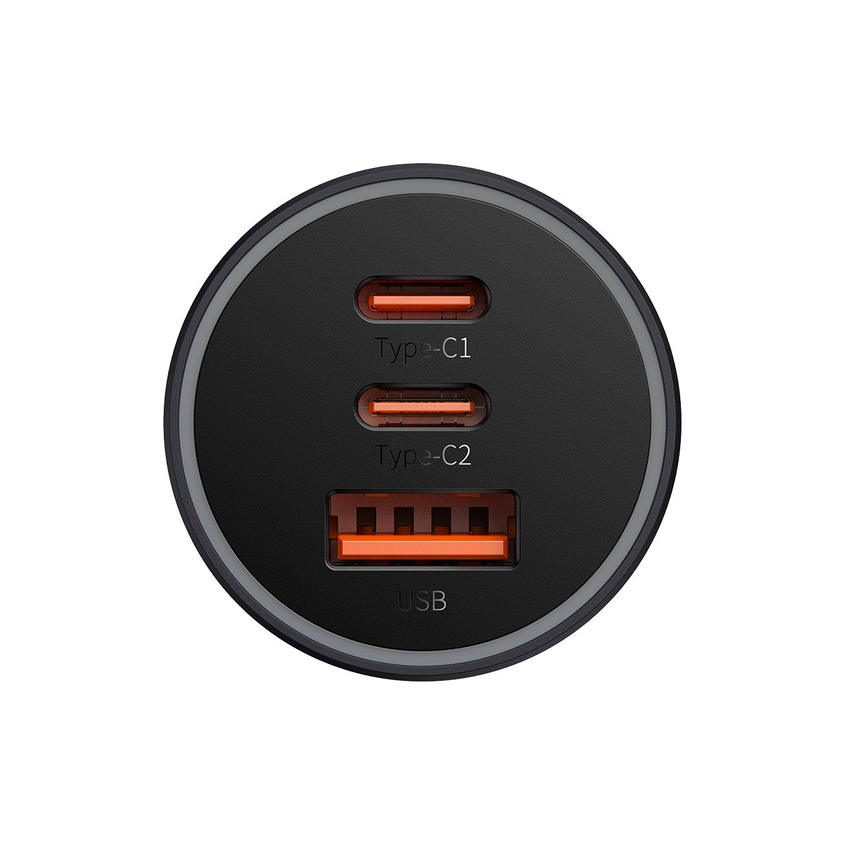 Nabíječka do auta Baseus Magic 65W 1x USB, 2x USB-C černá