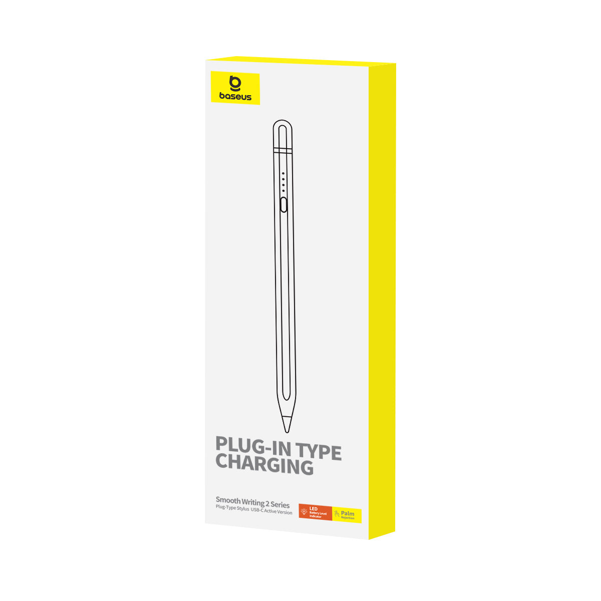 Stylus Baseus Smooth Writing 2 s kabelovým nabíjením USB-C bílý
