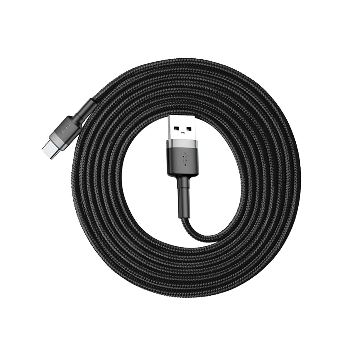 Kabel Baseus Cafule USB/USB-C 2m 2A šedo-černý