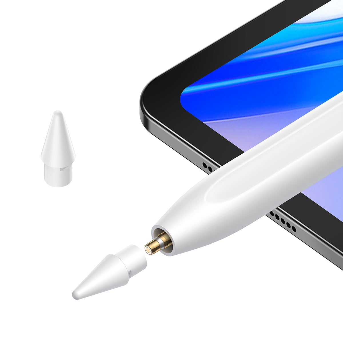 Stylus Baseus Smooth Writing 2s LED indikátory bílý