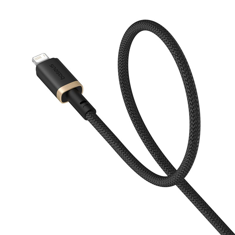 Kabel Baseus Dura USB/Lightning 2m 2.4A černo zlatý