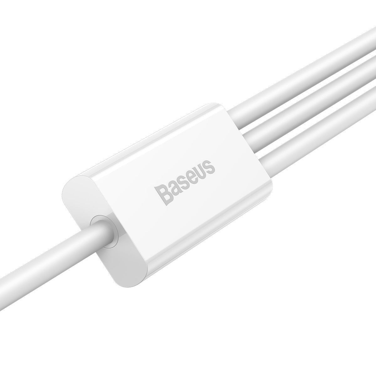 Kabel Baseus Superior 3v1 USB/microUSB, Lightning, USB-C 1,5m 3,5A bílý