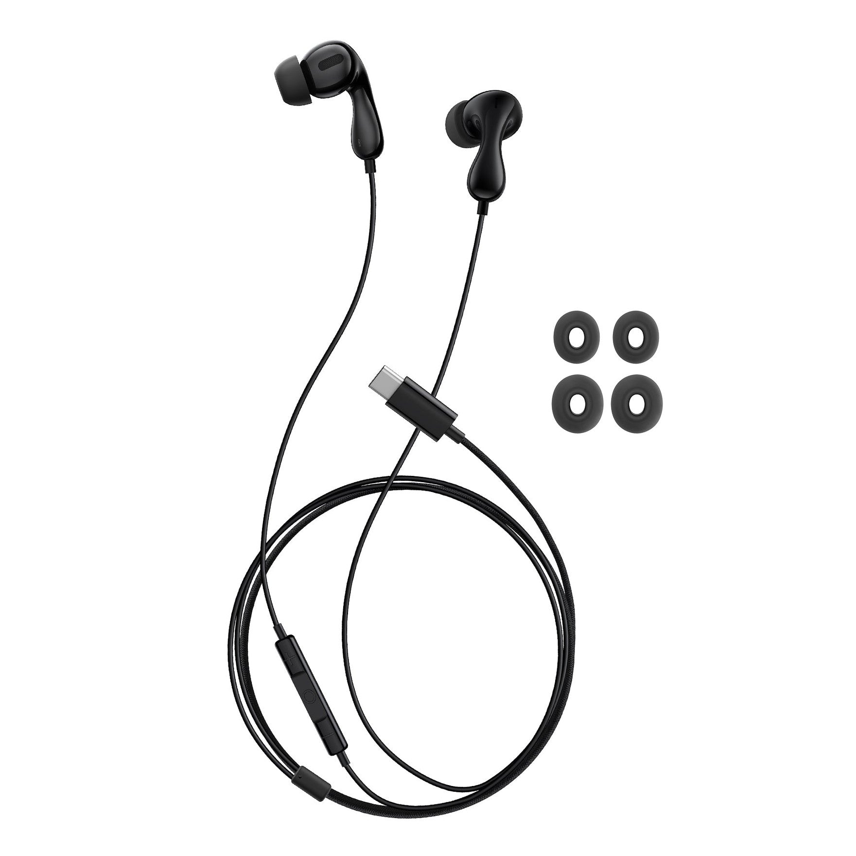 Sluchátka s mikrofonem Baseus Encok CZ20 USB-C černá