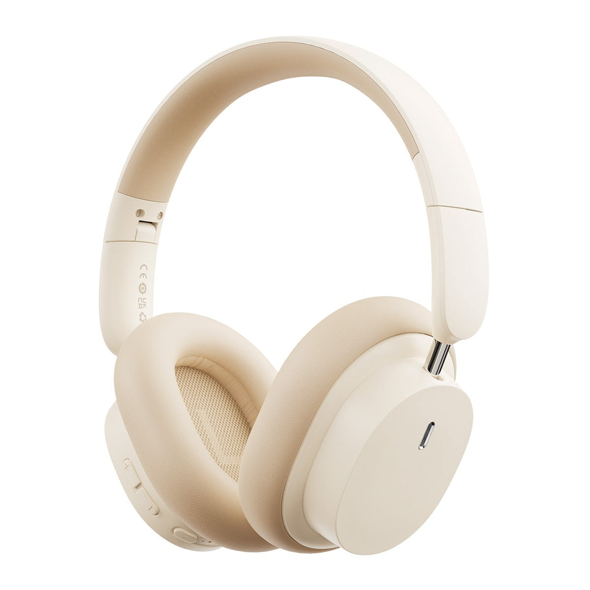 Bluetooth sluchátka Baseus Bowie D05 krémově bílá