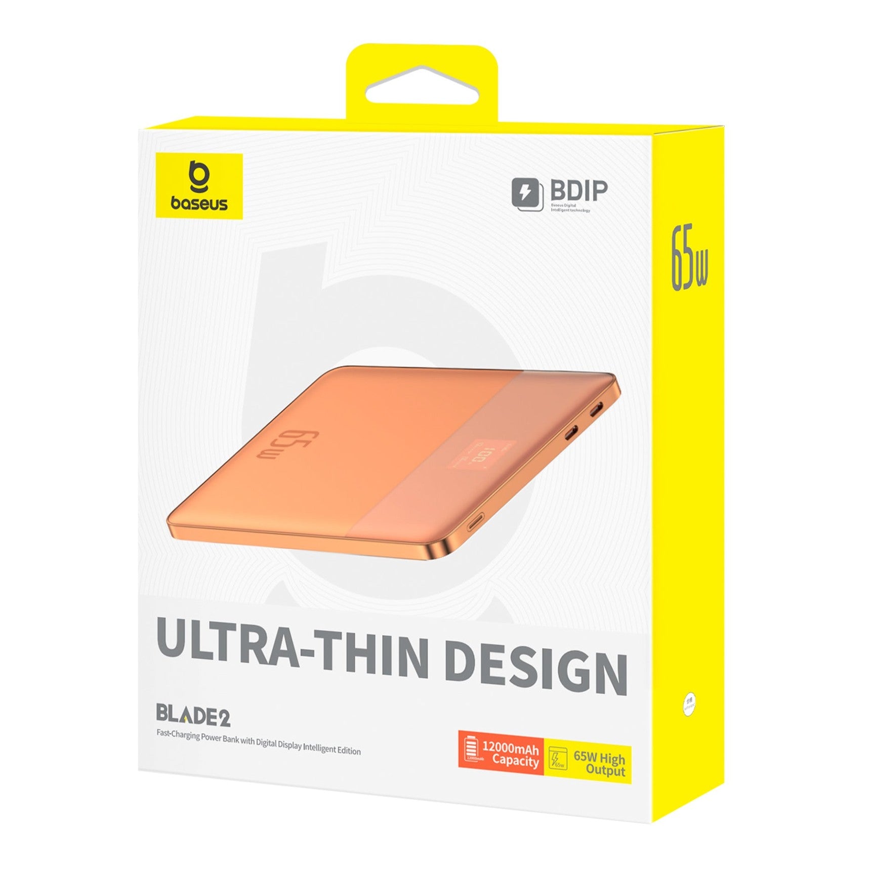 Powerbanka Baseus Blade2 12000mAh, 65W oranžová