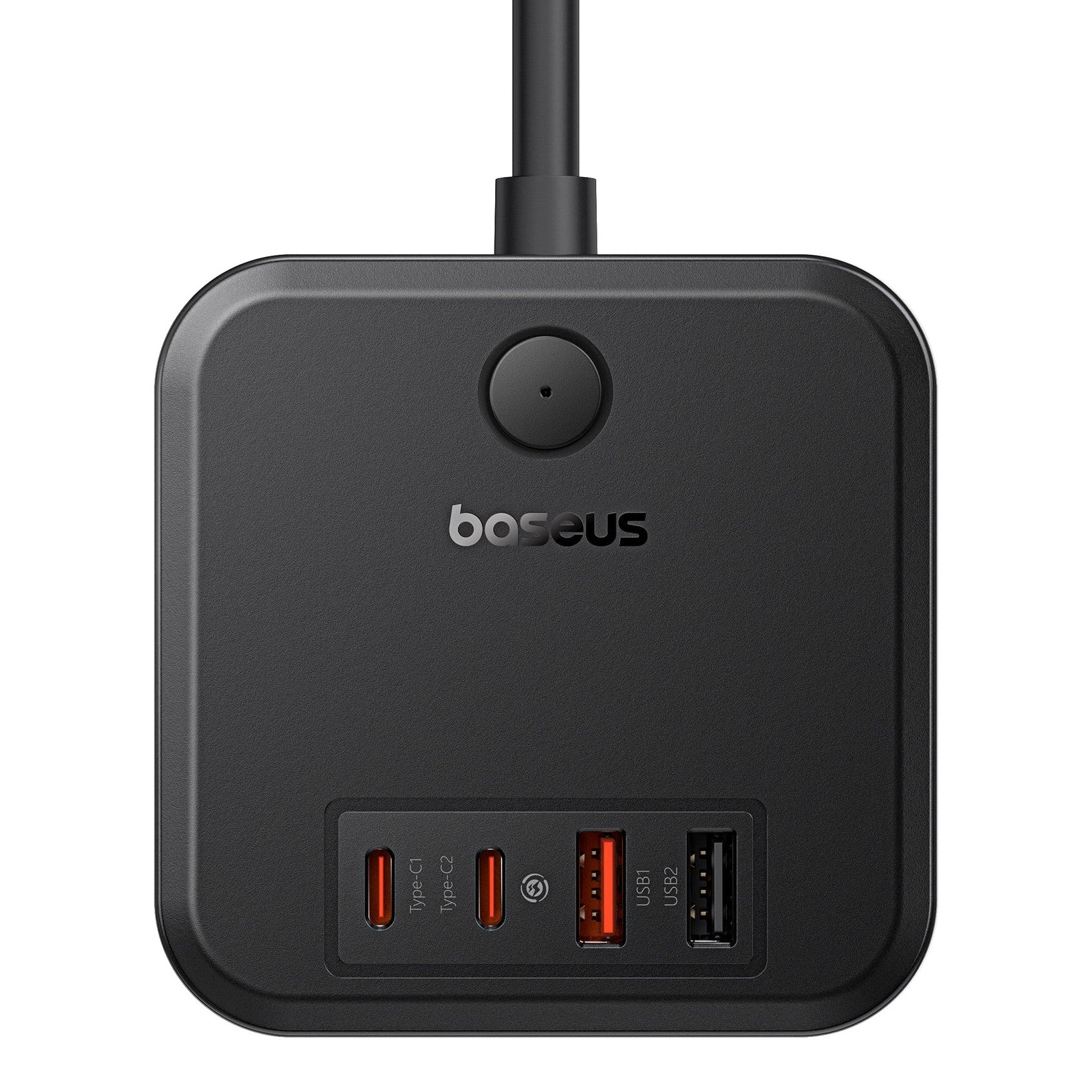 Nabíjecí stanice Baseus PowerCombo Cube 30W 3xzásuvka, 2xUSB, 2xUSB-C černá