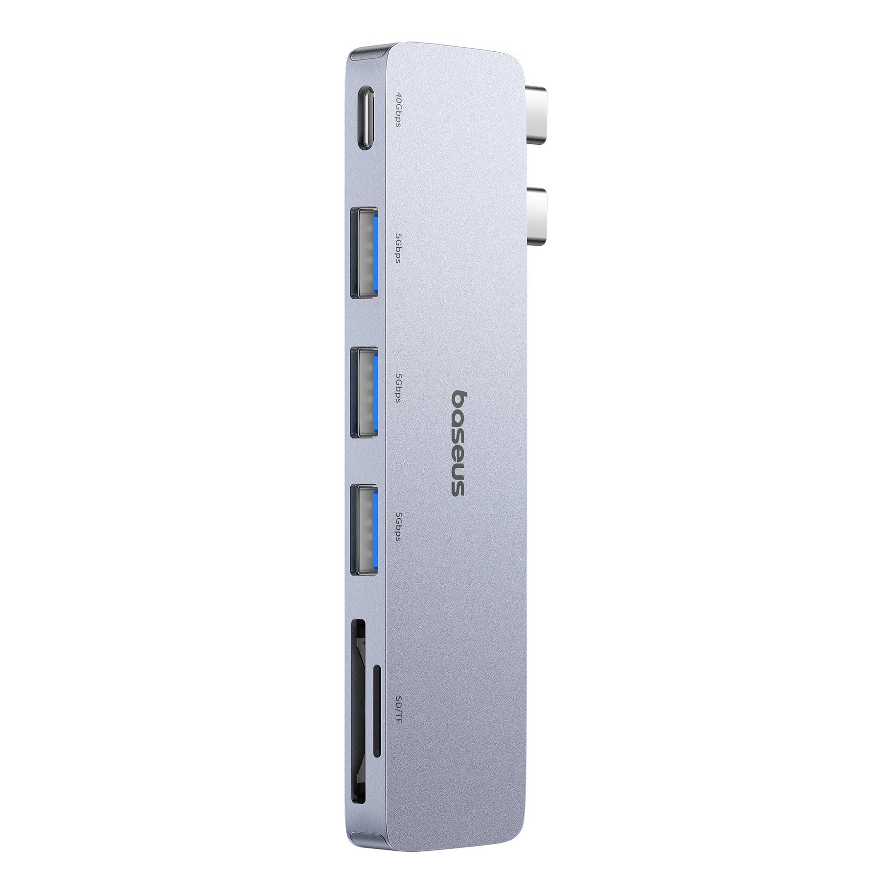 Dokovací stanice 6v1 Baseus Ultra Joy 1xUSB-C, 3xUSB, SD/microSD slot šedá
