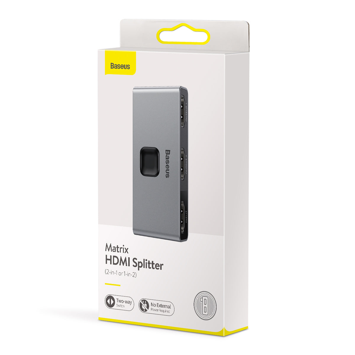 HDMI přepínač Baseus Matrix 2v1/1v2 šedý