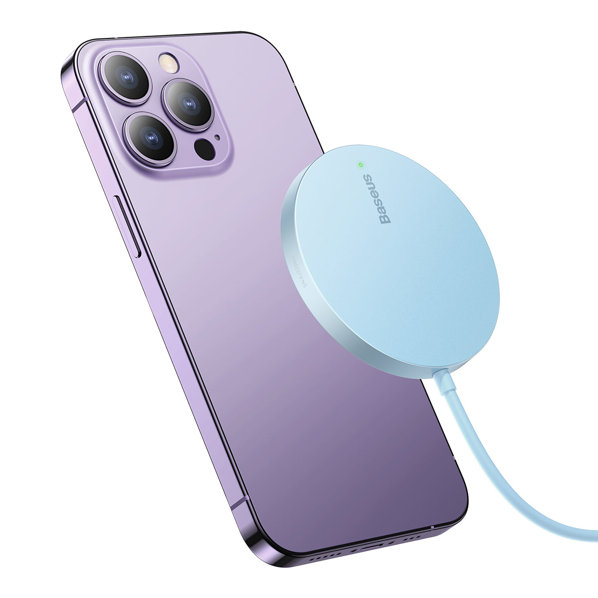 Bezdrátová nabíječka Baseus Simple Mini3 15W modrá