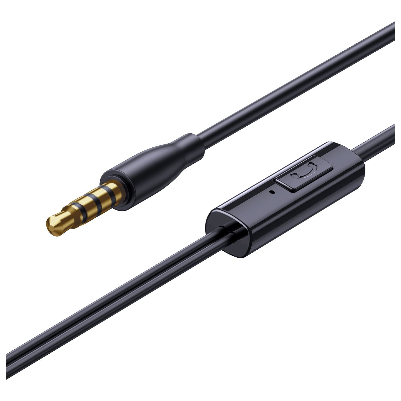 Sluchátka s mikrofonem Baseus Encok HZ11 3,5mm černá