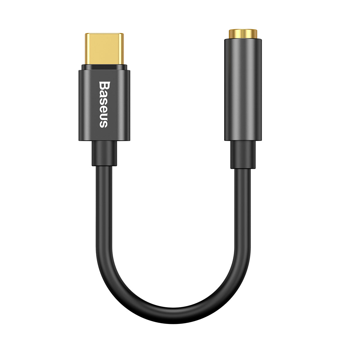 Audio adaptér Baseus z USB-C na 3,5mm jack černý