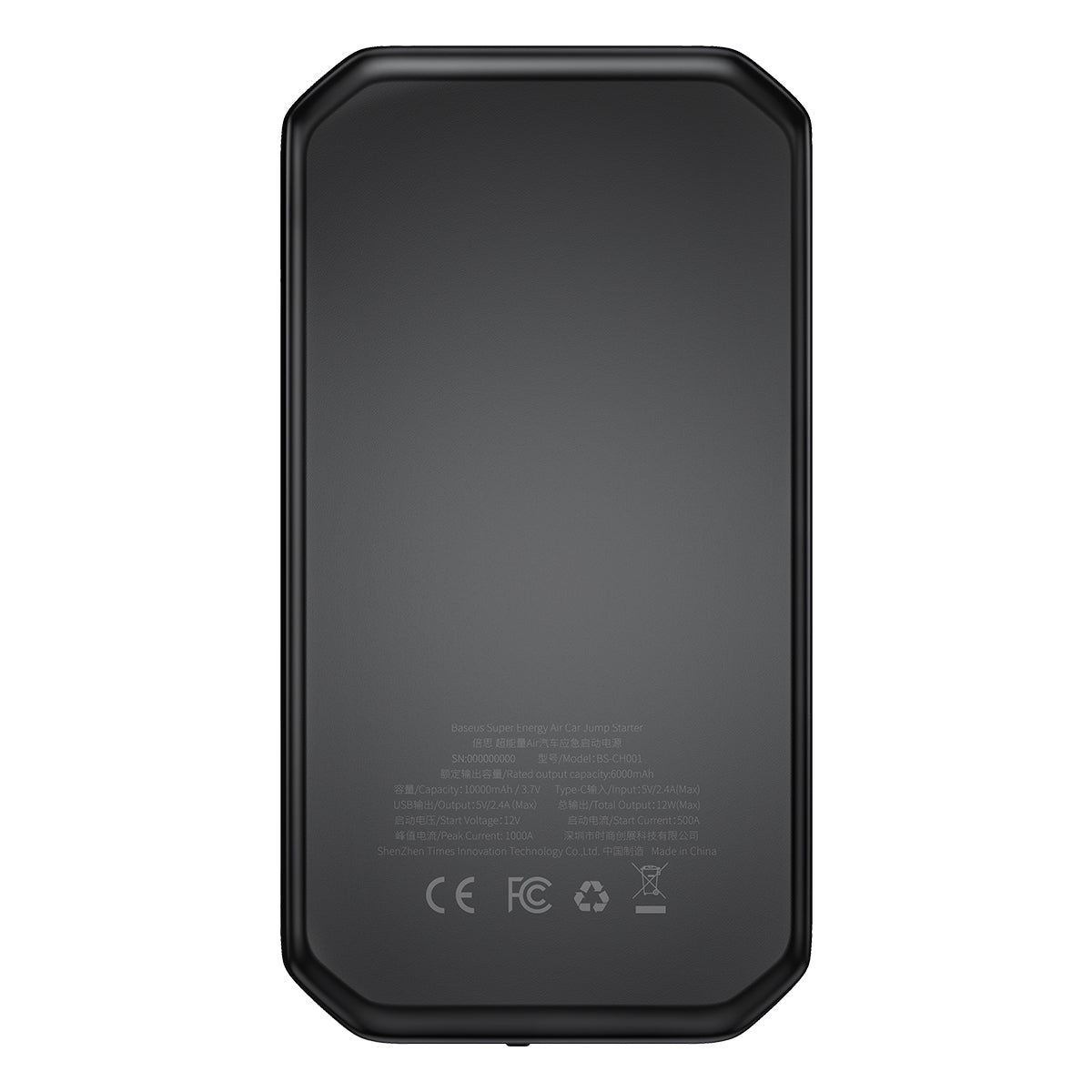 Powerbanka Baseus Super Energy Air 10000mAh, 21W se startovacími kabely (až 1000A) černá