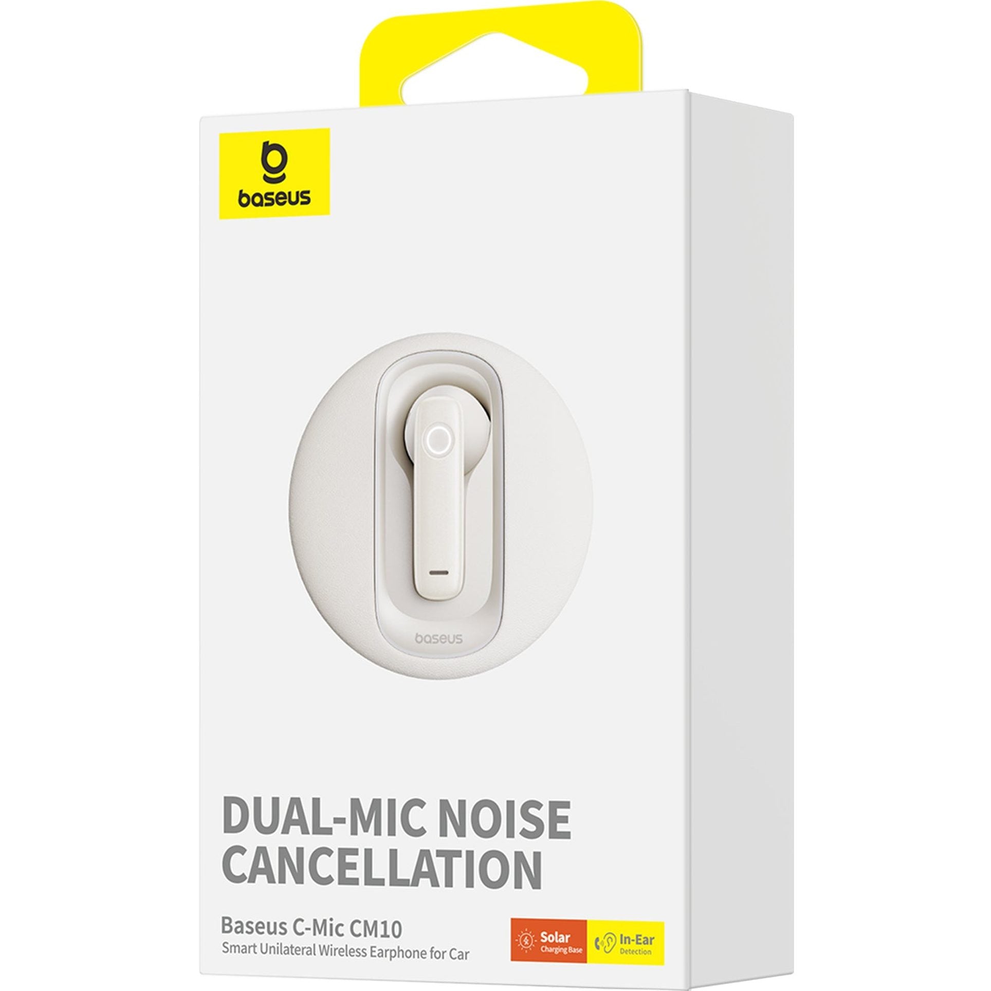 Bluetooth sluchátko se solárním nabíjením Baseus Bowie CM10 bílé