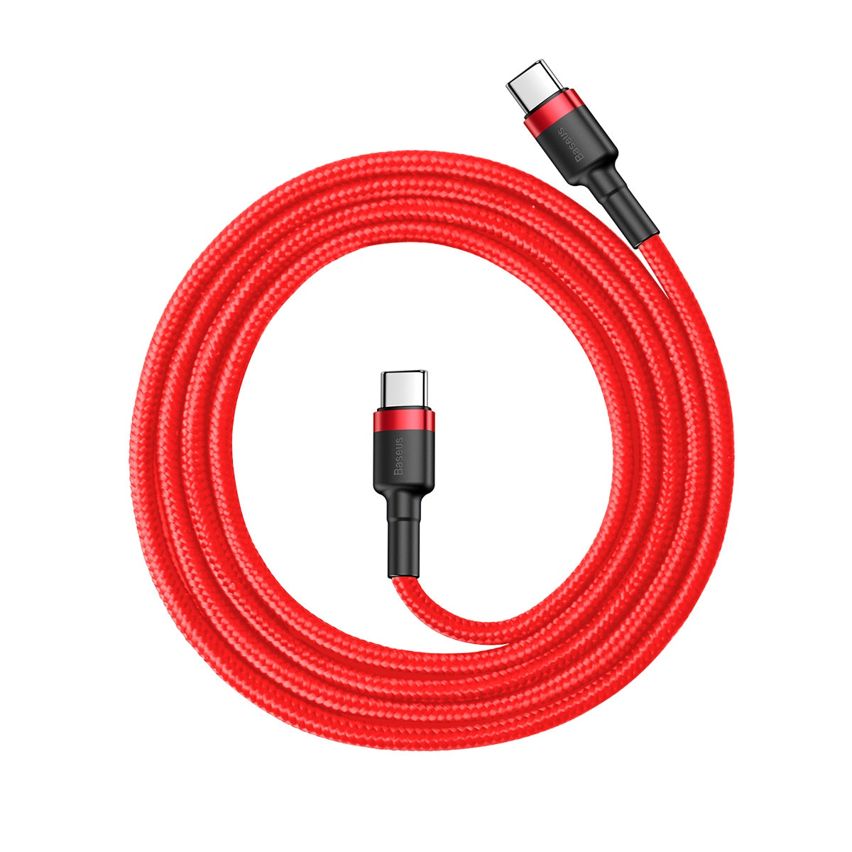 Kabel Baseus Cafule USB-C/USB-C 1m 60W červený