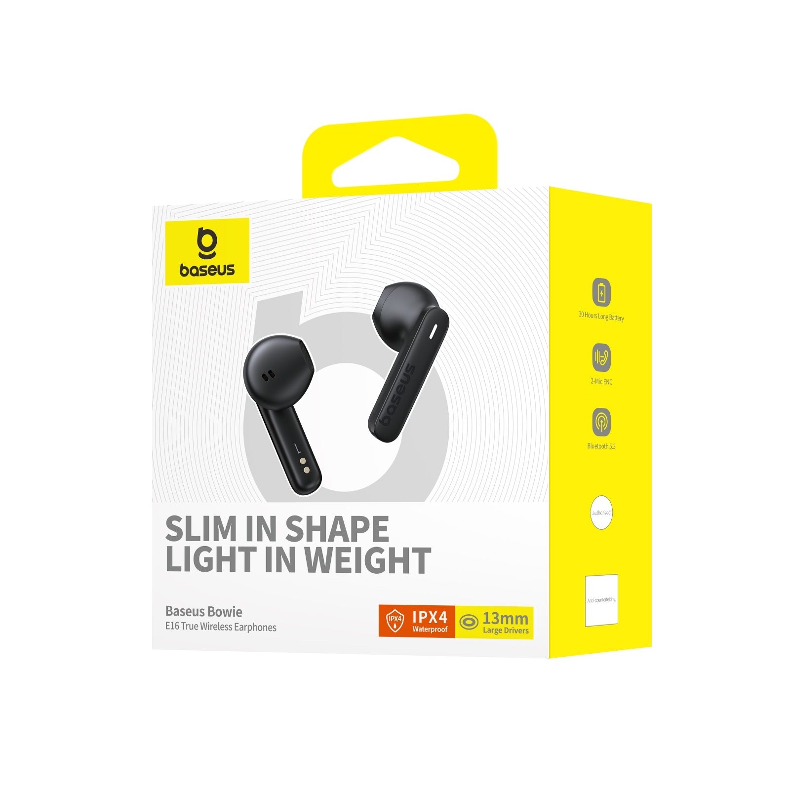 Bluetooth sluchátka Baseus Bowie E16 černá