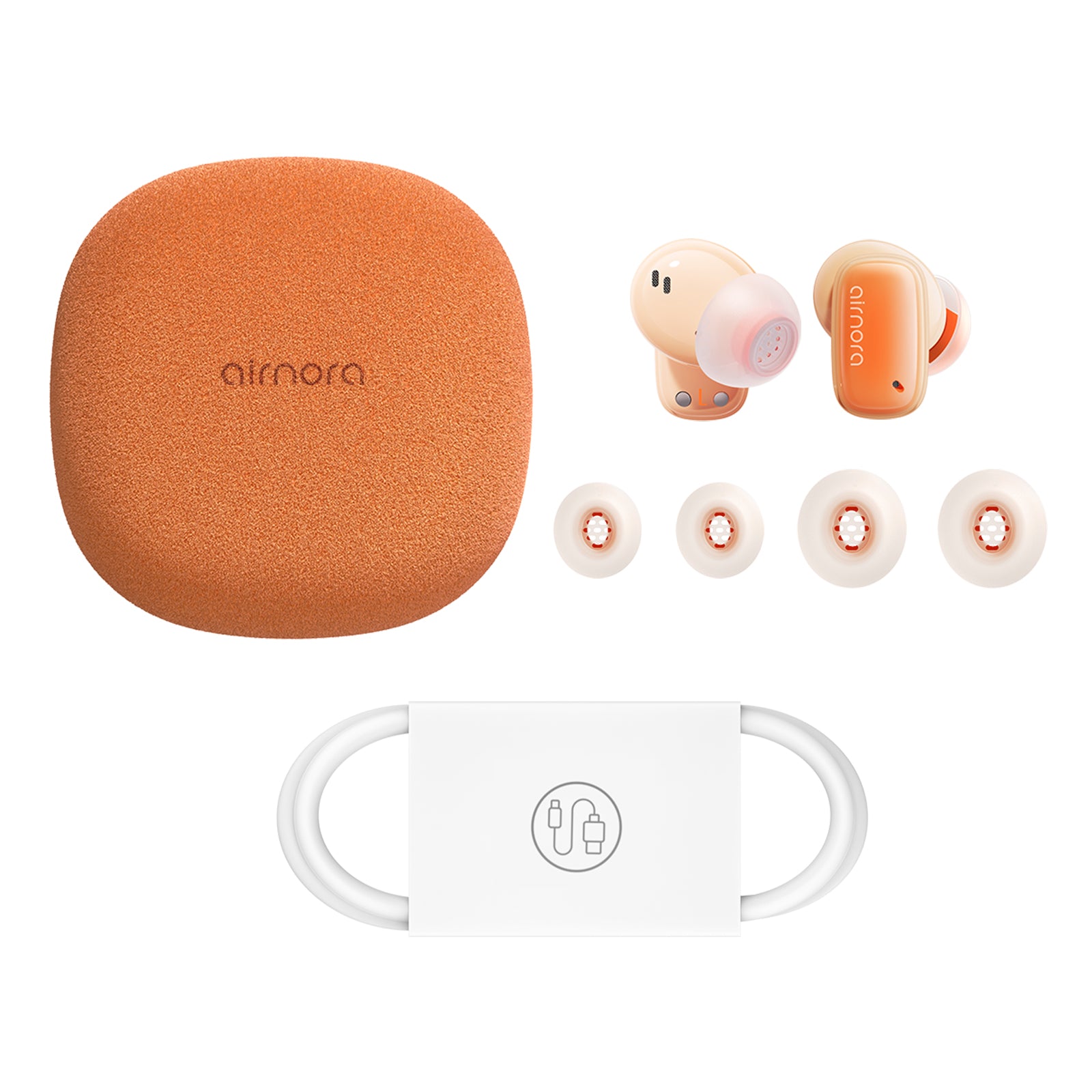 Bluetooth sluchátka Baseus AirNora 2 oranžová