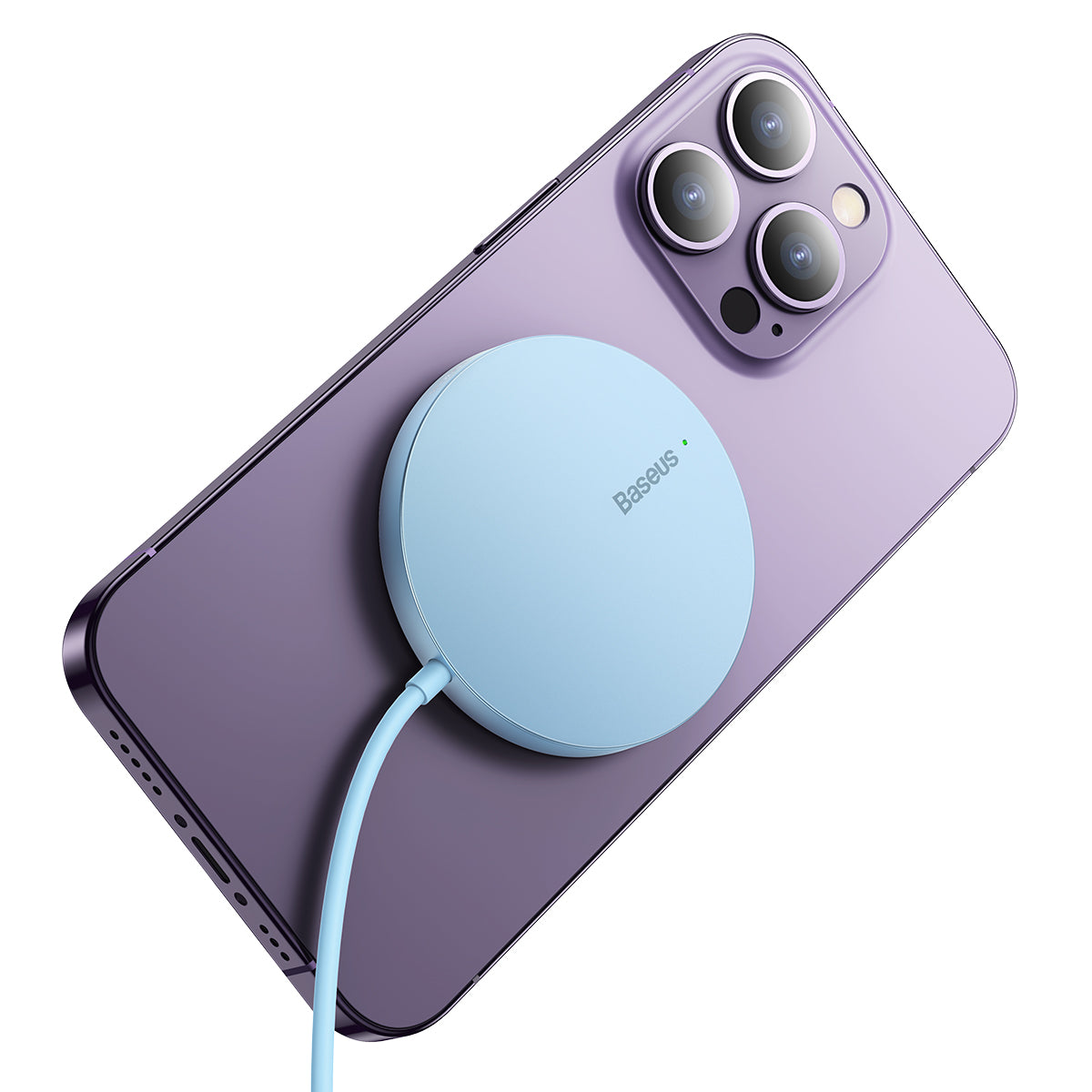 Bezdrátová nabíječka Baseus Simple Mini3 15W modrá