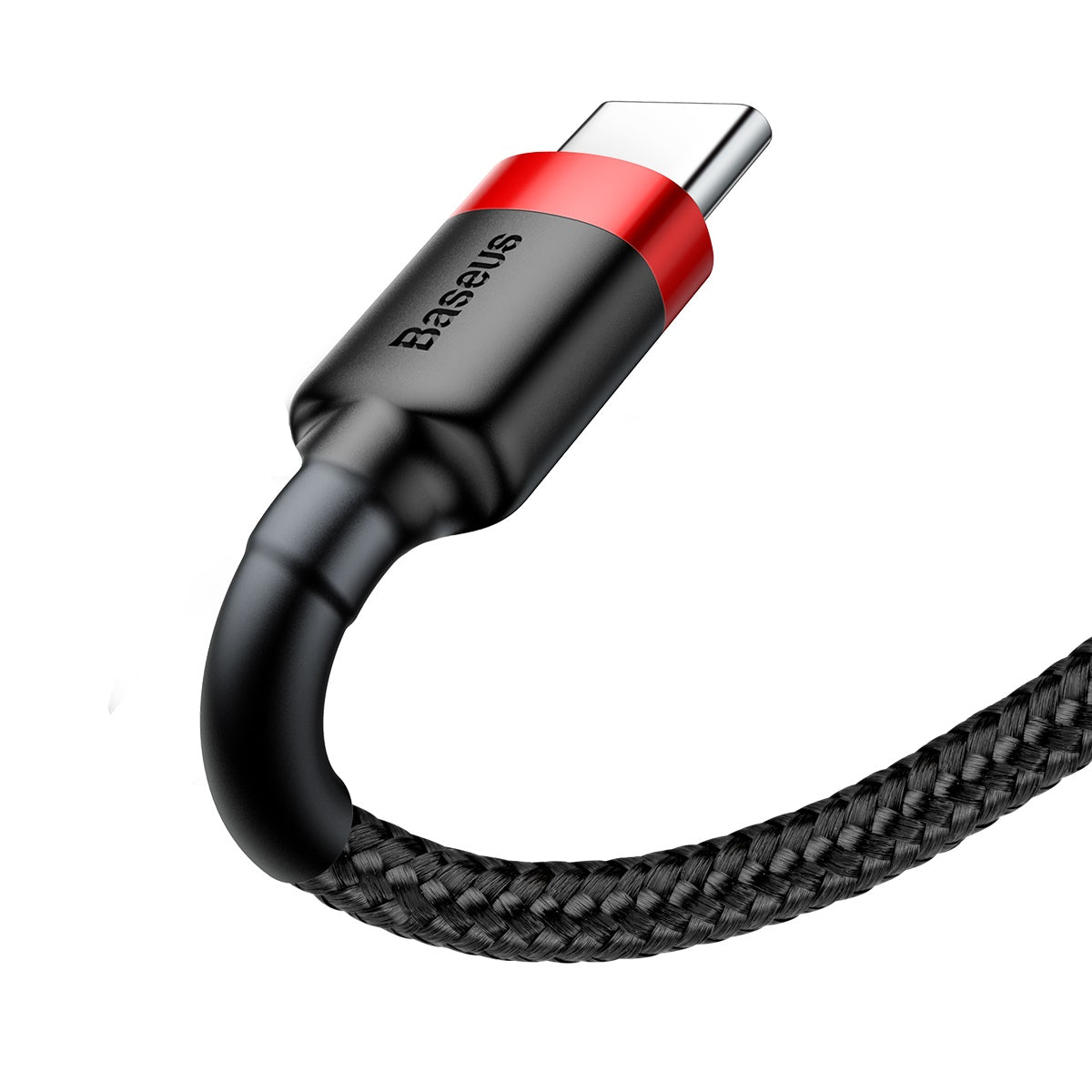 Kabel Baseus Cafule USB/USB-C 2m 2A červeno-černý