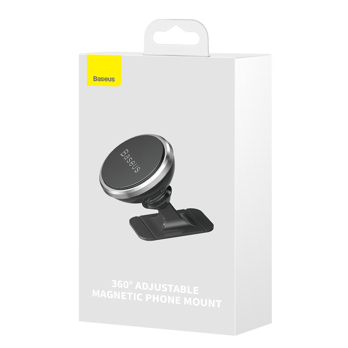 Držák do auta s magnetem Baseus 360 na palubní desku stříbrný