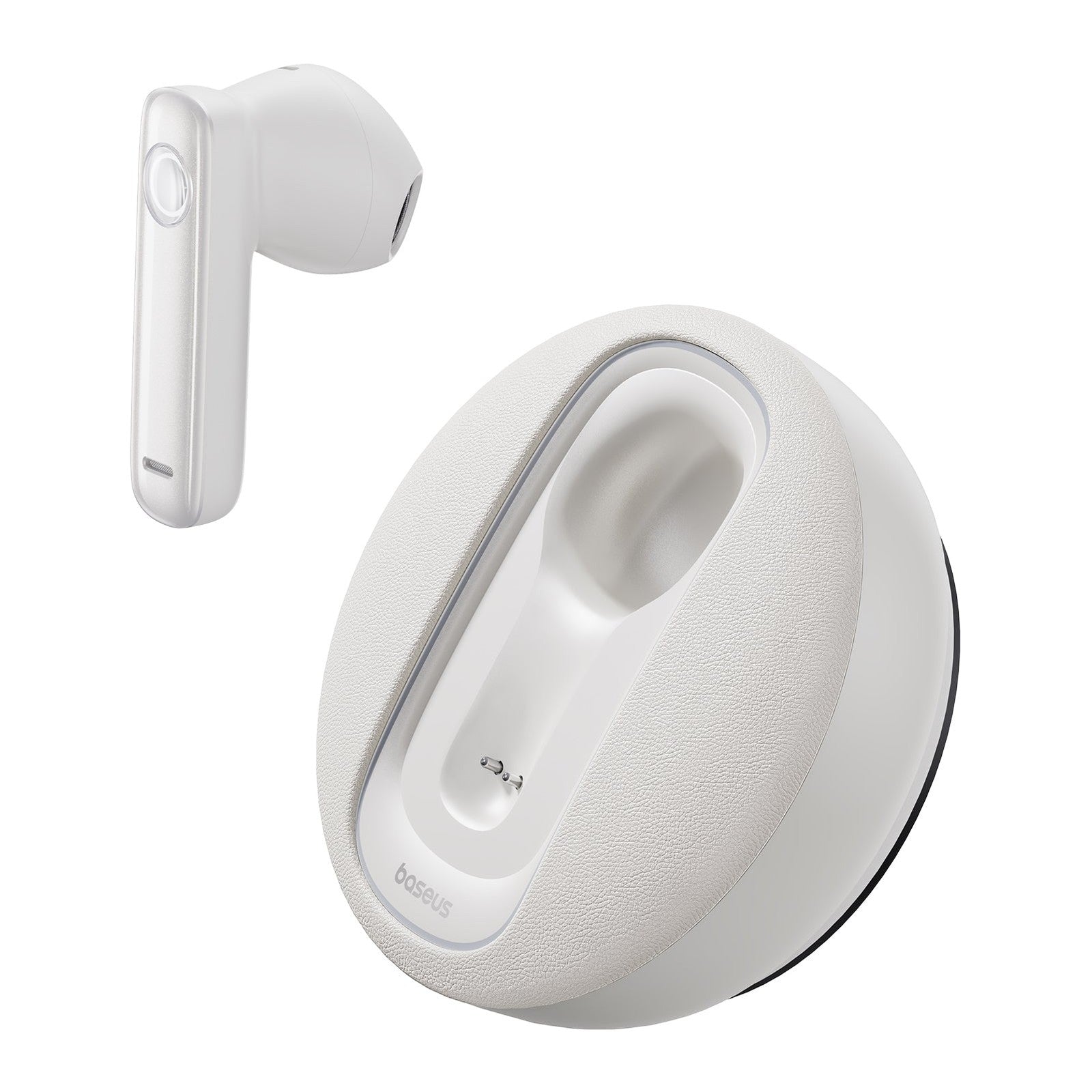 Bluetooth sluchátko se solárním nabíjením Baseus Bowie CM10 bílé