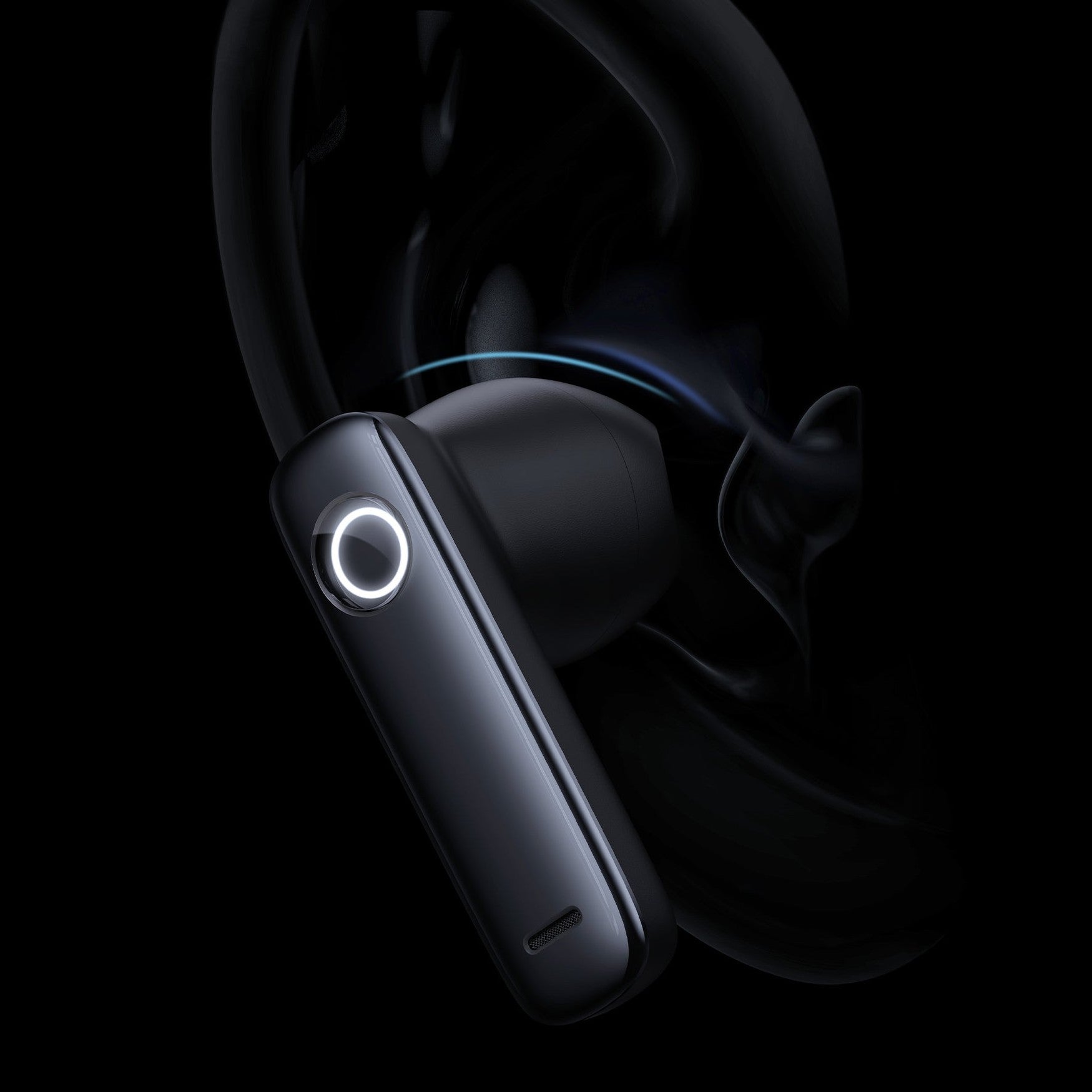 Bluetooth sluchátko se solárním nabíjením Baseus Bowie CM10 černé