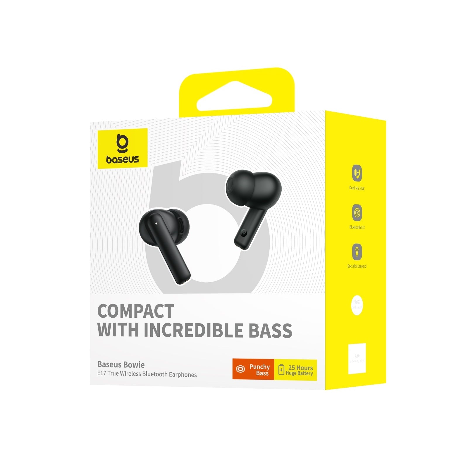 Bluetooth sluchátka Baseus Bowie E17 černá