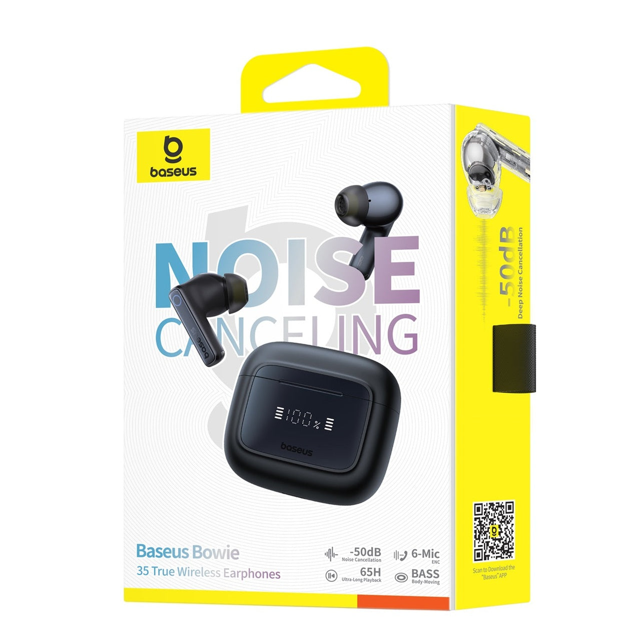 Bluetooth sluchátka Baseus Bowie 35 černá