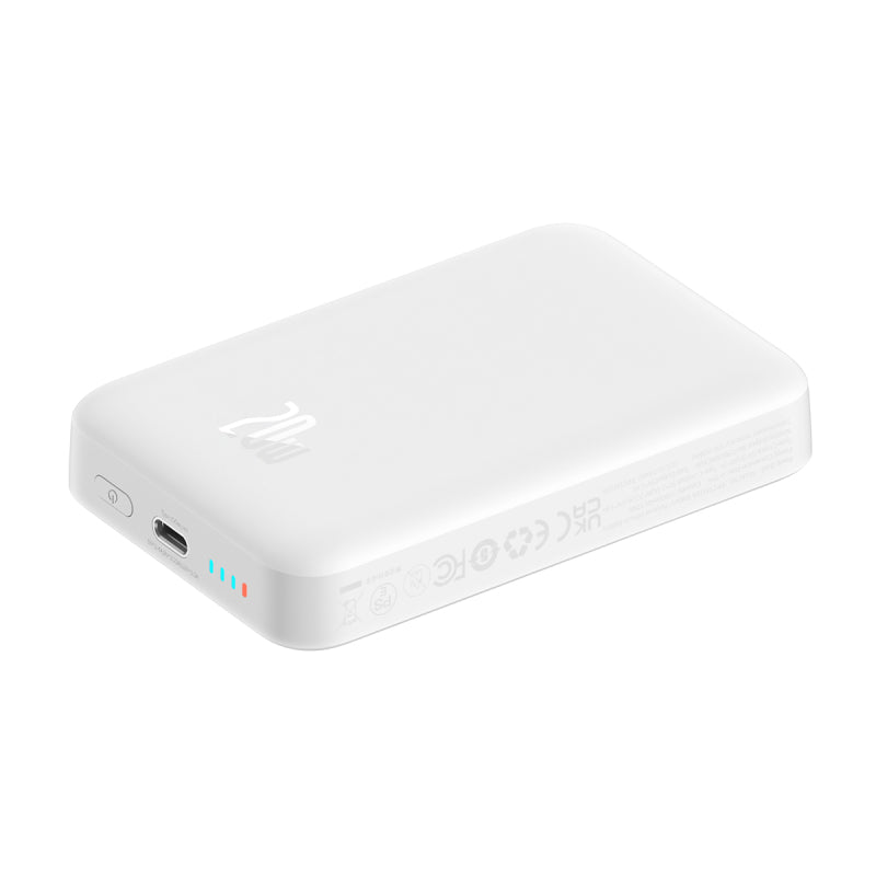 Bezdrátová powerbanka Baseus Magnetic Mini Air 10000mAh, 20W bílá