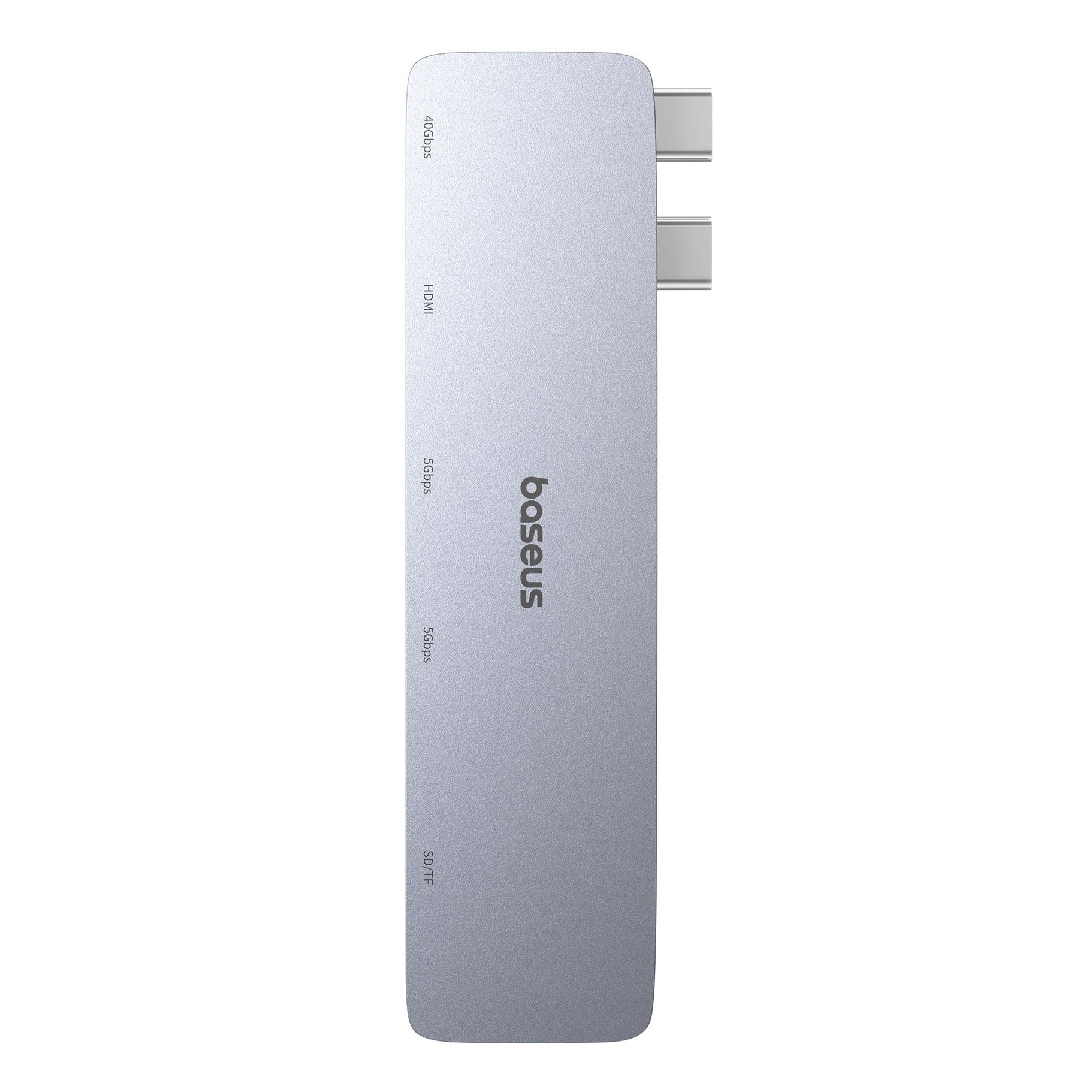 Dokovací stanice 6v1 Baseus Ultra Joy 100W 1xUSB-C, 2xUSB, 1xHDMI, SD/microSD slot šedá