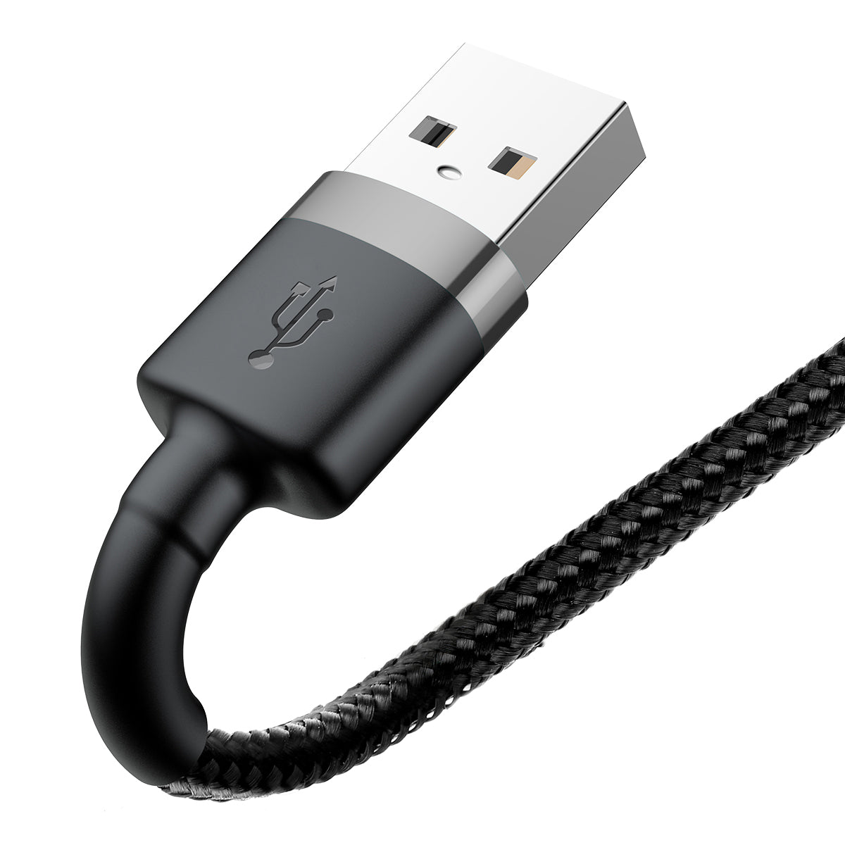 Kabel Baseus Cafule USB/Lightning 1m 2,4A šedo-černý