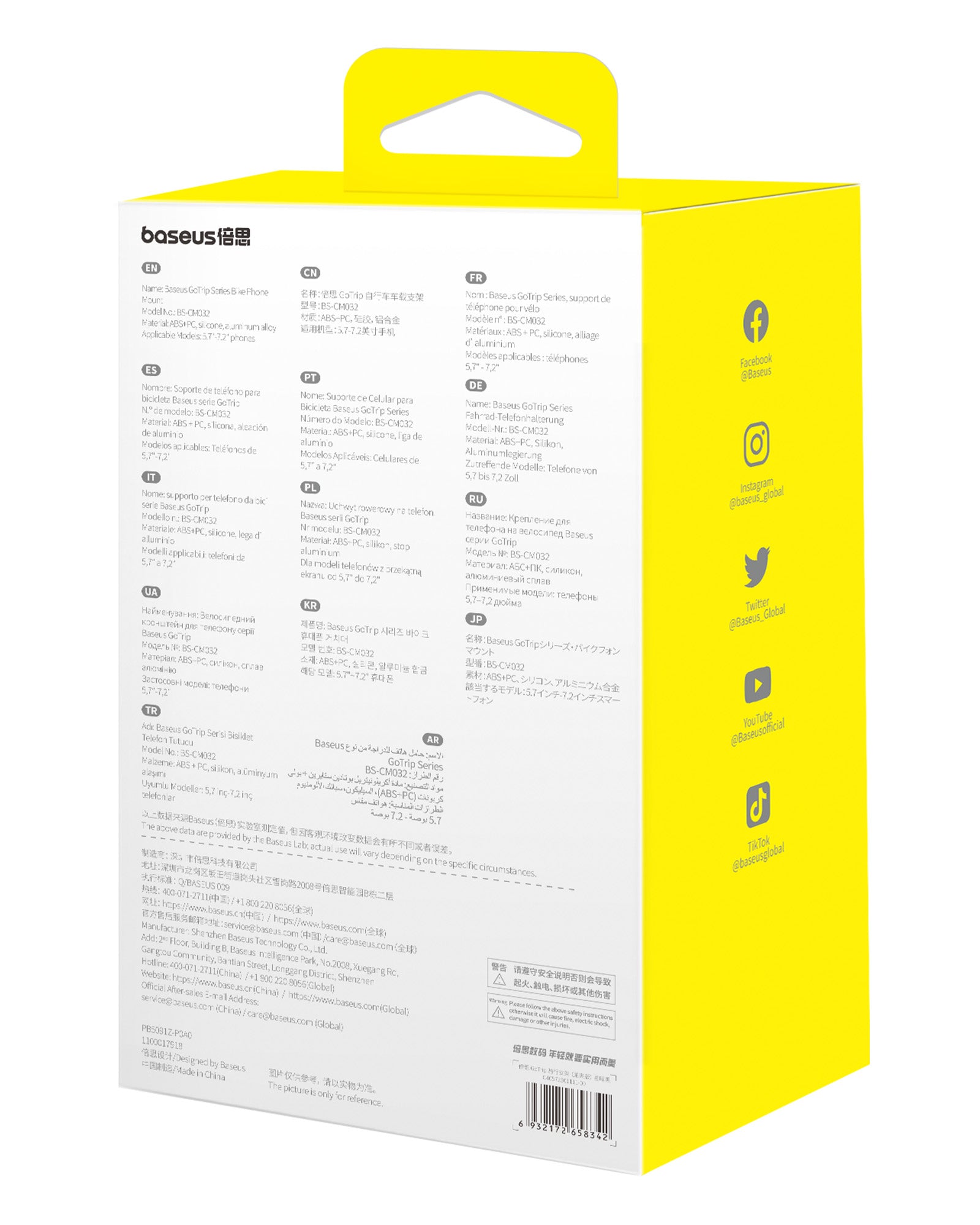 Držák na kolo Baseus GoTrip černý