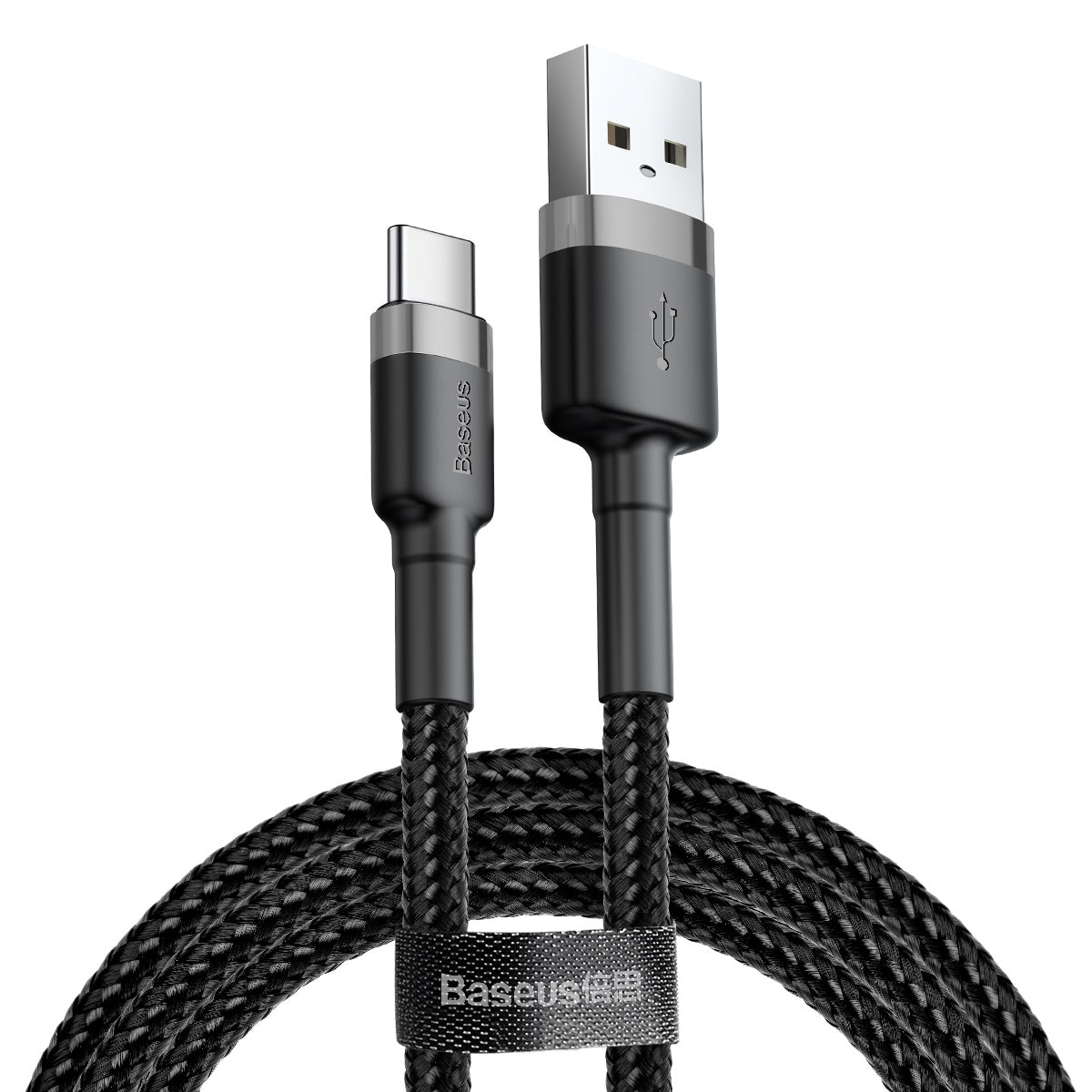 Kabel Baseus Cafule USB/USB-C 3m 2A šedo-černý