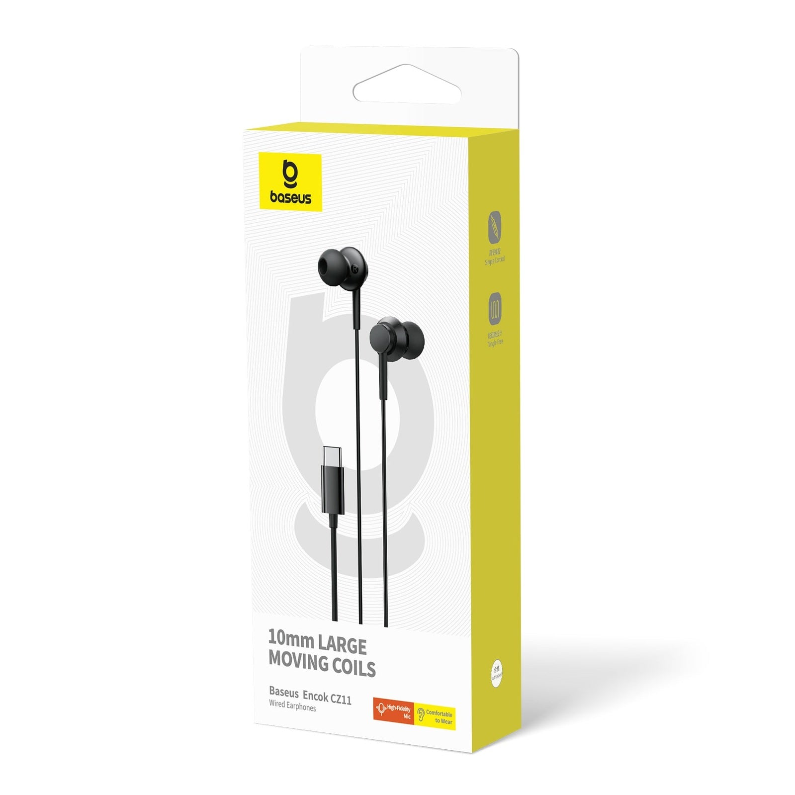 Sluchátka s mikrofonem Baseus Encok CZ11 USB-C černá