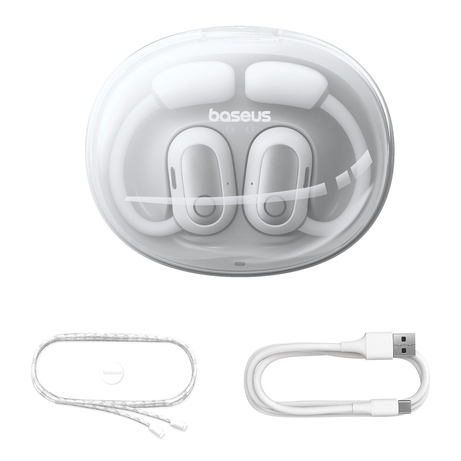 Bluetooth sluchátka Baseus Eli Sport 1 Open-Ear TWS Stellar White